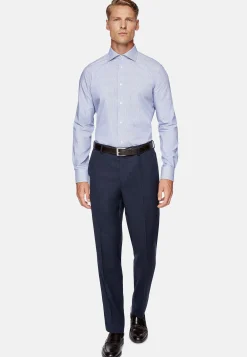 Boggi Milano Chemise En Coton Pinpoint Regular Fit
