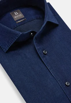 Boggi Milano Chemise En Denim De Coton Regular Fit