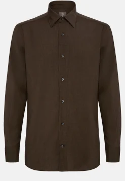 Boggi Milano Chemise En Laine Regular Fit
