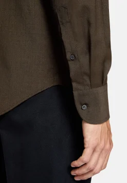 Boggi Milano Chemise En Laine Regular Fit