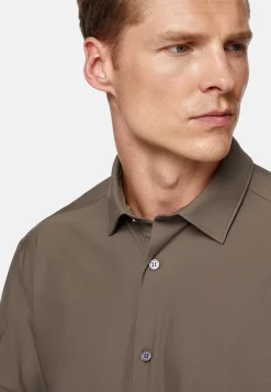 Boggi Milano Chemise En Nylon Extensible Slim Fit