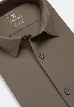 Boggi Milano Chemise En Nylon Extensible Slim Fit