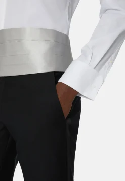 Boggi Milano Chemise En Satin De Coton Slim Fit