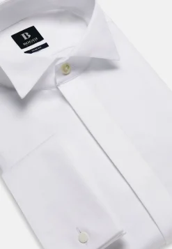 Boggi Milano Chemise En Satin De Coton Slim Fit