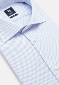 Boggi Milano Chemise En Sergé De Coton Regular Fit