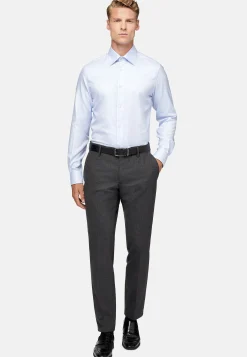 Boggi Milano Chemise En Sergé De Coton Regular Fit