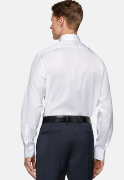 Boggi Milano Chemise En Sergé De Coton Regular Fit