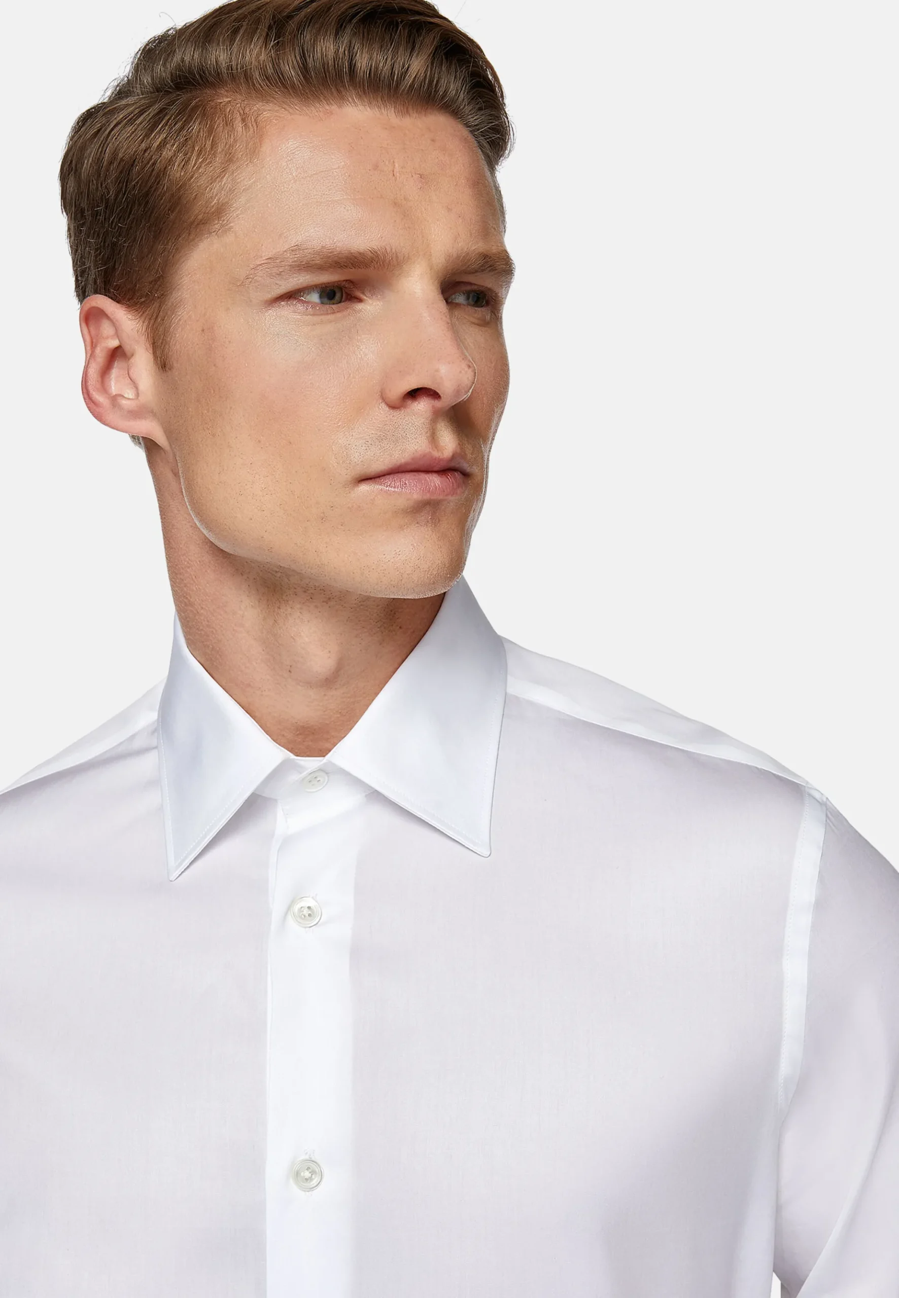 Boggi Milano Chemise En Sergé De Coton Regular Fit