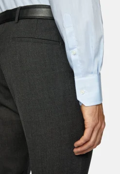 Boggi Milano Chemise En Sergé De Coton Slim Fit