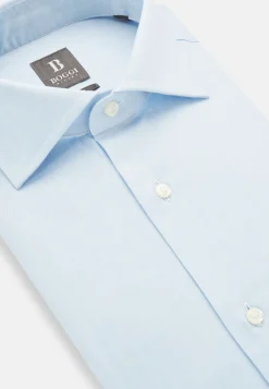 Boggi Milano Chemise En Sergé De Coton Slim Fit