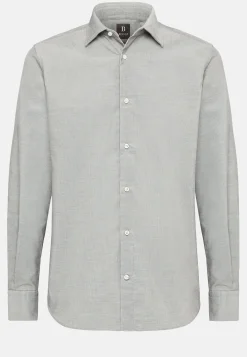 Boggi Milano Chemise En Velours De Coton Regular Fit