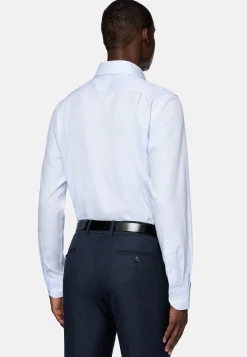 Boggi Milano Chemise Nid D'Abeille En Coton Regular Fit