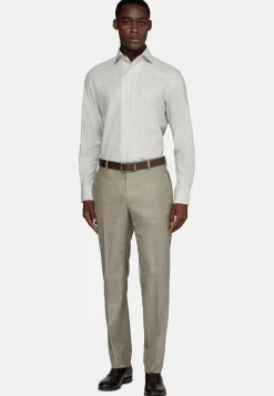 Boggi Milano Chemise Nid D'Abeille En Coton Regular Fit