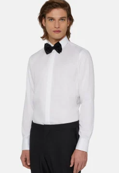 Boggi Milano Chemise Slim Fit En Satin De Coton