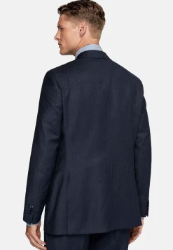 Boggi Milano Costume À Fines Rayures En Pure Laine