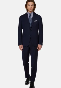 Boggi Milano Costume À Fines Rayures En Pure Laine