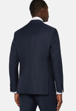 Boggi Milano Costume À Micromotif En Pure Laine