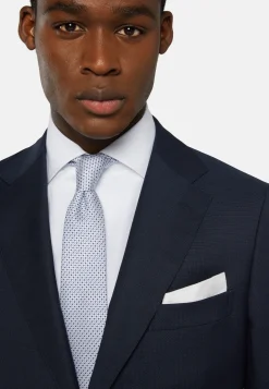 Boggi Milano Costume À Micromotif En Pure Laine