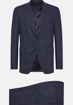 Boggi Milano Costume Prince-De-Galles En Pure Laine