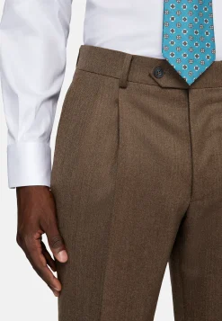 Boggi Milano Costume Croisé À Chevrons En Pure Laine