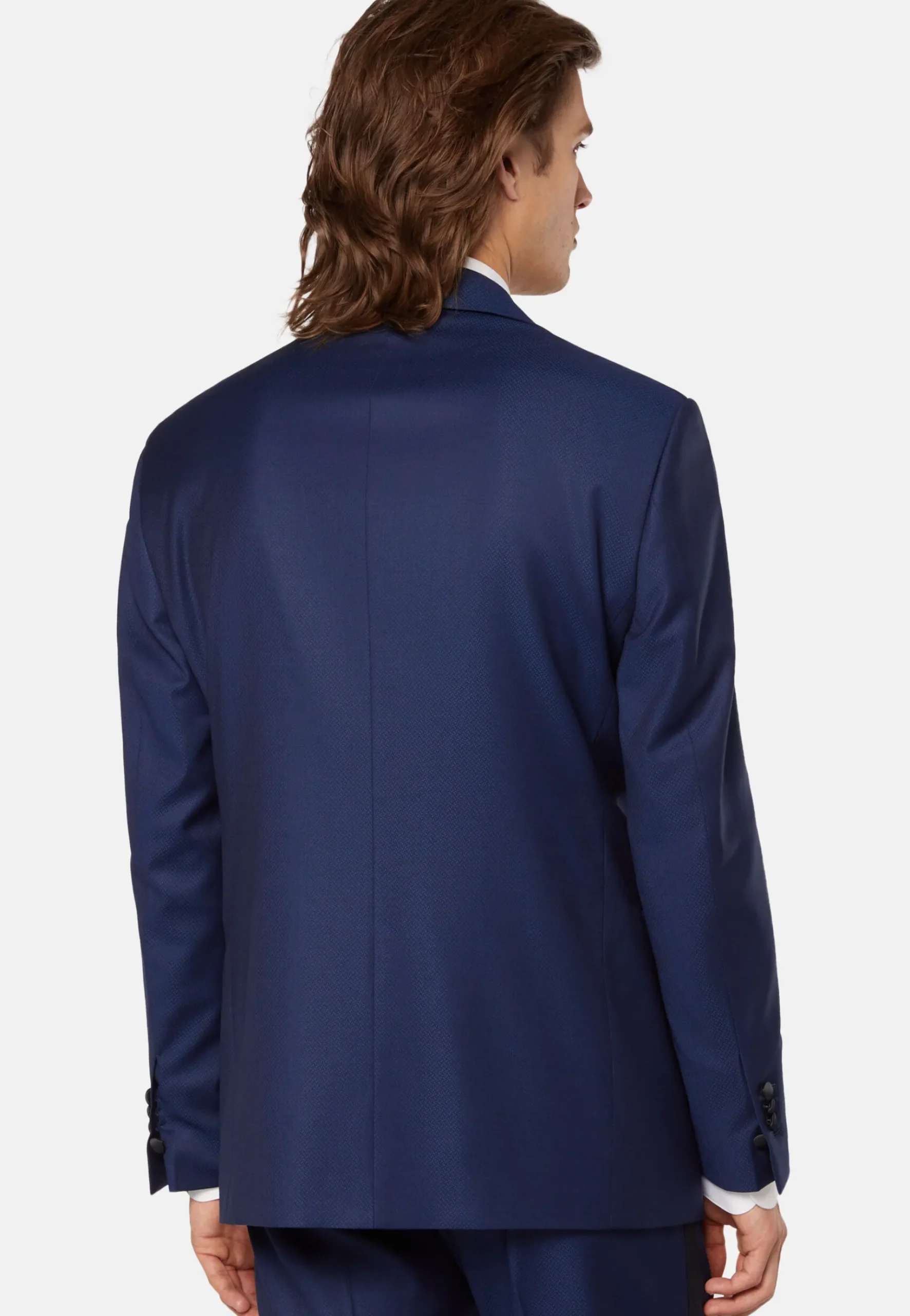 Boggi Milano Costume De Smoking En Laine Extensible