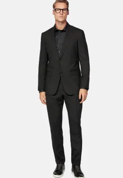 Boggi Milano Costume En Laine Extensible