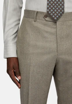 Boggi Milano Costume Gris Tourterelle En Pure Laine