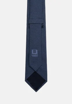 Boggi Milano Cravate Motif Pied-De-Poule En Soie