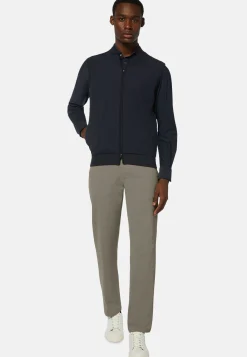 Boggi Milano Gilet En Maille Recyclée Et Jersey Technique