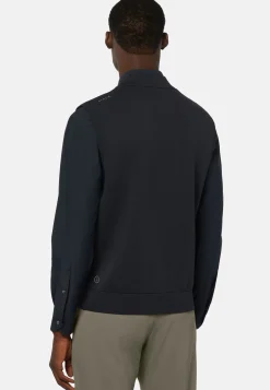 Boggi Milano Gilet En Maille Recyclée Et Jersey Technique