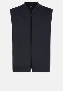 Boggi Milano Gilet En Maille Recyclée Et Jersey Technique