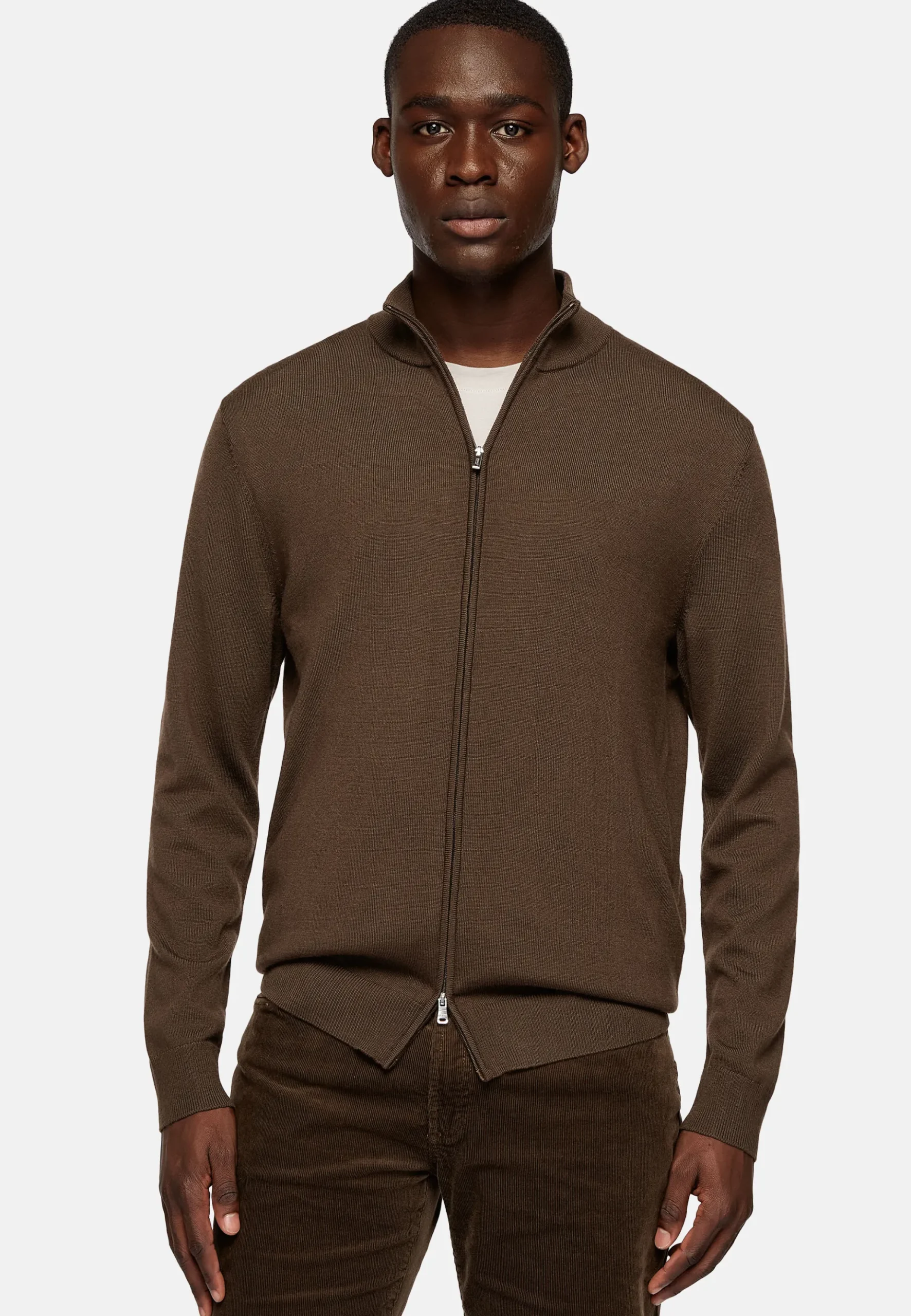 Boggi Milano Gilet En Laine Mérinos