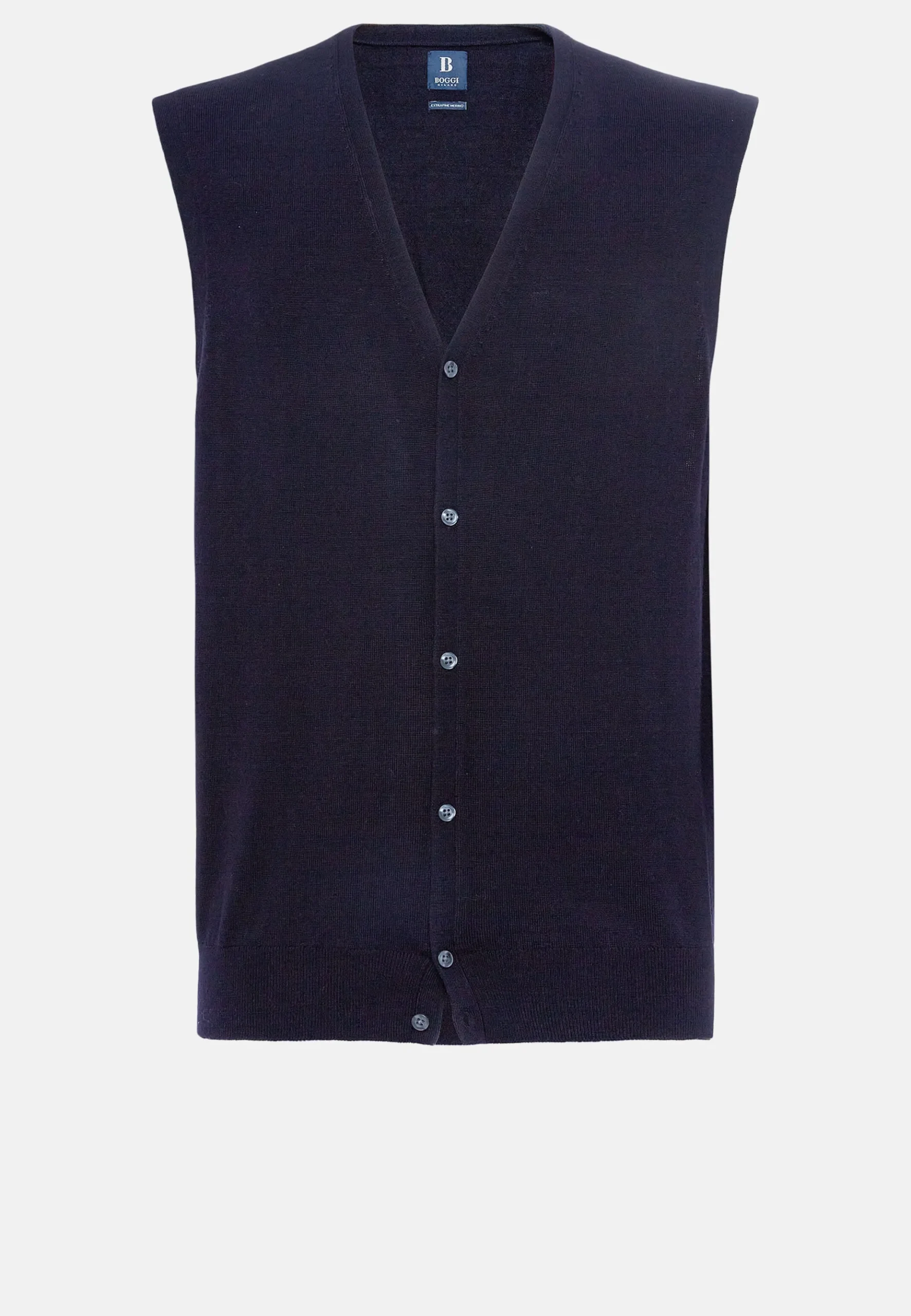 Boggi Milano Gilet En Laine Mérinos