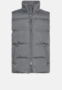 Boggi Milano Gilet En Tissu Technique De Plume D'Oie