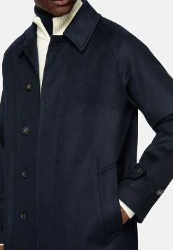 Boggi Milano Manteau À Simple Boutonnage En Laine Cachemire