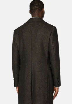 Boggi Milano Manteau Croisé En Laine