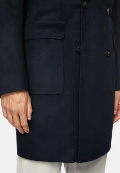 Boggi Milano Manteau Croisé En Laine