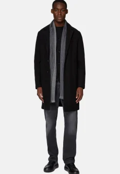 Boggi Milano Manteau En Laine À Simple Boutonnage