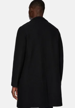 Boggi Milano Manteau En Laine À Simple Boutonnage