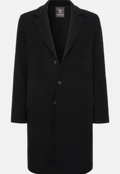 Boggi Milano Manteau En Laine À Simple Boutonnage