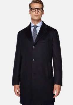 Boggi Milano Manteau En Pur Cachemire À Boutonnage Simple