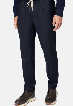 Boggi Milano Pantalon De Ville En Flanelle