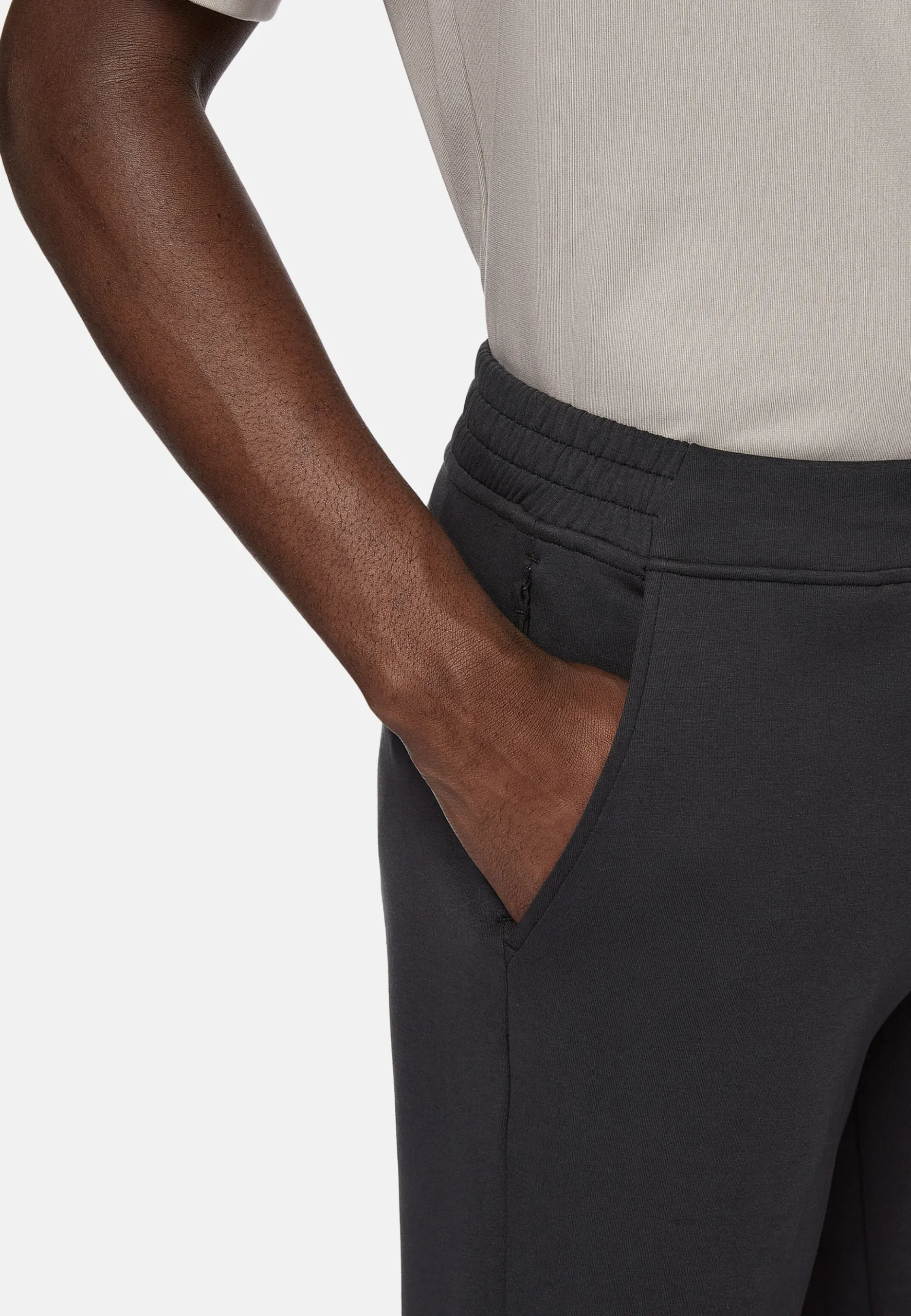 Boggi Milano Pantalon En Coton Mélangé Scuba Léger