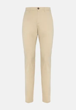 Boggi Milano Pantalon En Coton Tencel Extensible