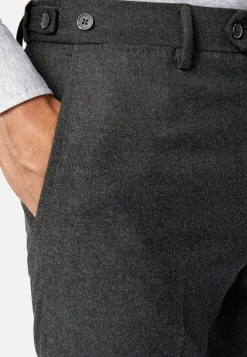 Boggi Milano Pantalon En Flanelle Extensible.