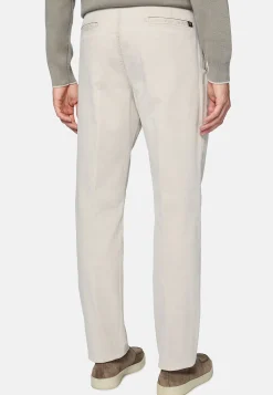 Boggi Milano Pantalon En Gabardine De Coton Extensible
