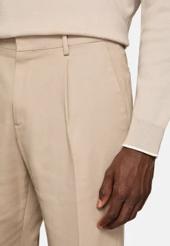 Boggi Milano Pantalon En Gabardine De Coton Extensible