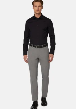 Boggi Milano Pantalon En Laine Stretch Lavable