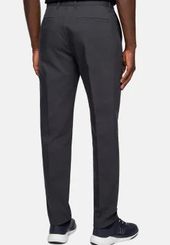 Boggi Milano Pantalon En Tissu Technique Et Coton