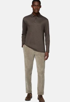 Boggi Milano Pantalon En Velours Extensible